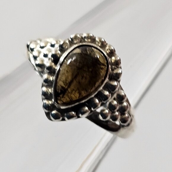 Tourmaline Sterling Silver ring - Picture 1 of 3